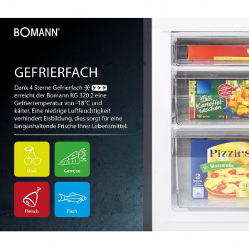 Bomann KG 322.1 Kühlkombination